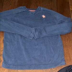 Abercrombie & Fitch Sweater in Navy Blue
